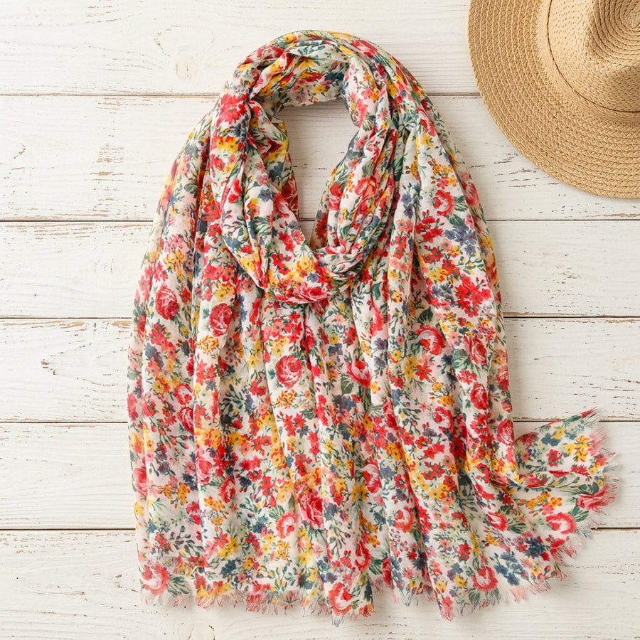 Étole Petites Fleurs – Fleuri multicolore