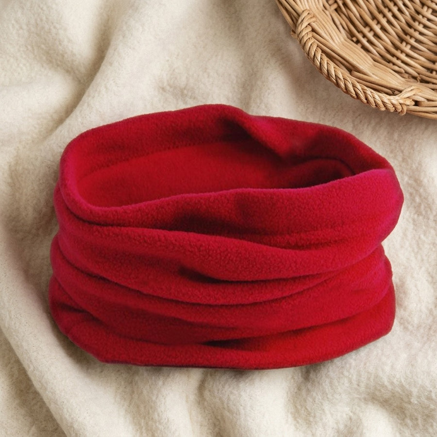 Tour de Cou Polaire Tout Doux – Rouge