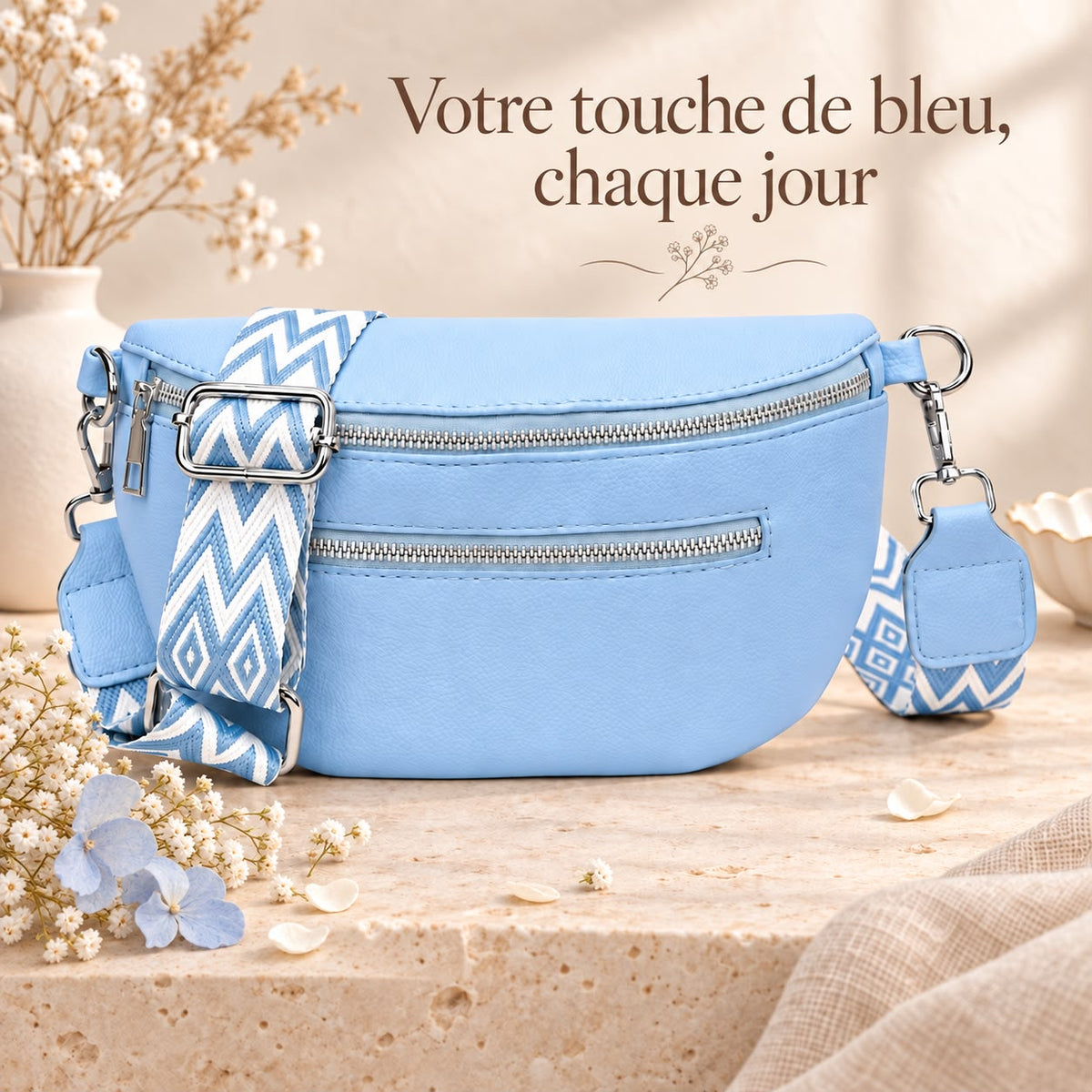 Sac banane simili cuir