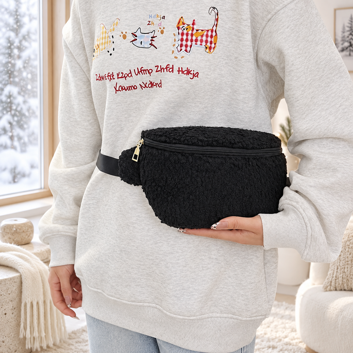 Sac Banane Teddy Douceur