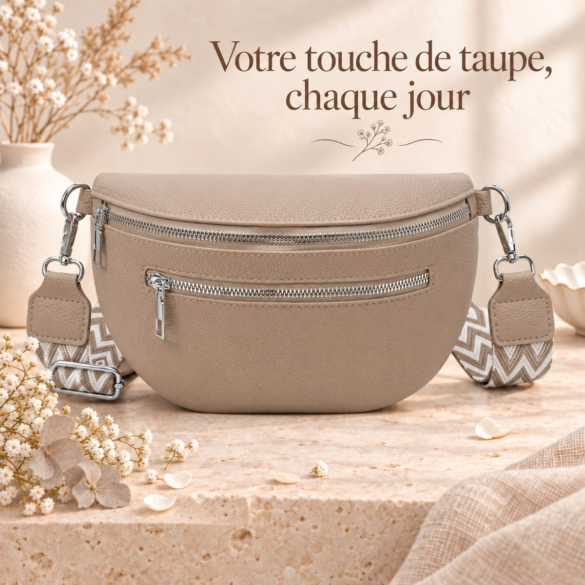 Sac banane simili cuir