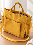 Sac Velours Côtelé