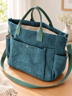 Sac Velours Côtelé
