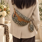 Sac banane Léopard Tissé
