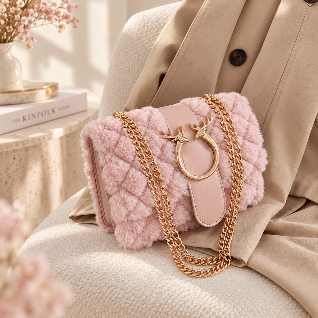 Sac Teddy Chaîne dorée