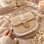 Sac bandoulière en paille