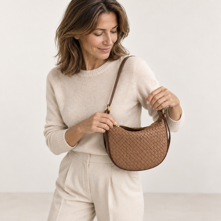 Sac Croissant Tressé