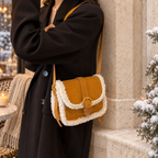 Sac Besace Effet Daim