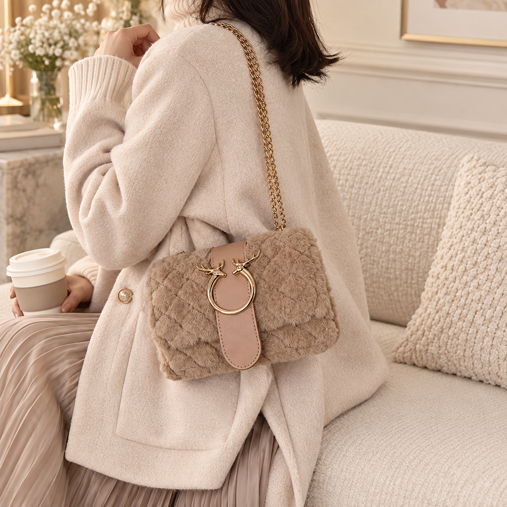 Sac Teddy Chaîne dorée