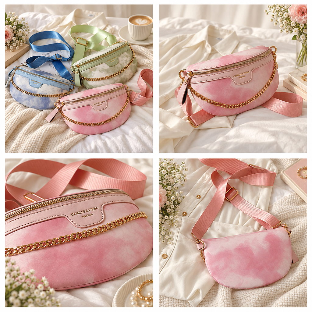 Sac Banane Effet Marbré