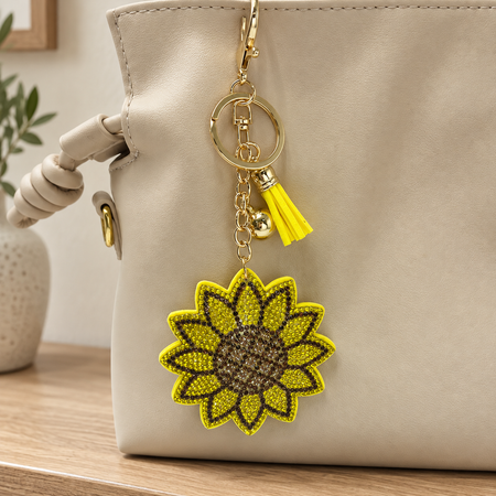 Bijou de sac Tournesol Jaune – Brin de Charme