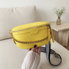 Sac Banane Chaîne Dorée Jaune – Brin de Charme