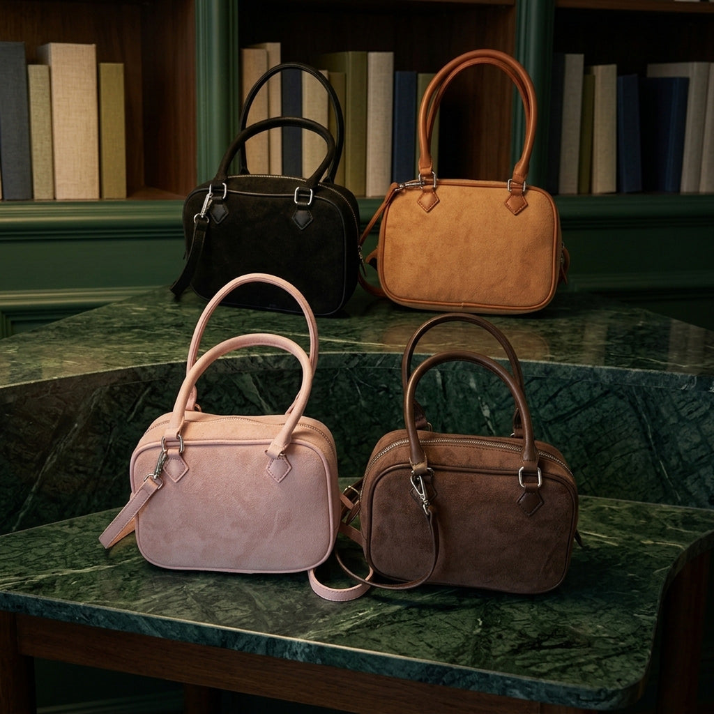 Sac Dôme Effet Daim, les quatre couleurs – Brin de Charme